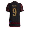 Virallinen Fanipaita Saksa Timo Werner 9 Vieraspelipaita MM-Kisat 2022 - Miesten